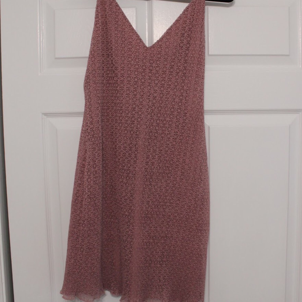 Keepsake She’s Gone Mauve Mini Dress (Size S)